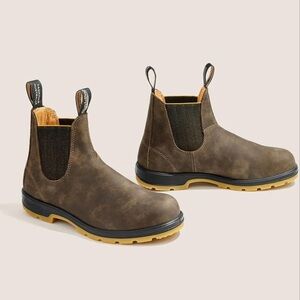 Blundstone Men's Rustic Brown Chelsea Boots